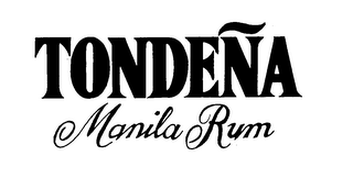 TONDENA MANILA RUM