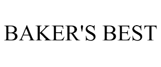 BAKER'S BEST trademark