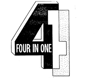 4 FOUR IN ONE trademark
