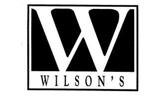 W WILSON'S trademark