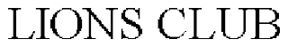 LIONS CLUB trademark