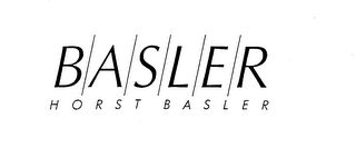 BASLER HORST BASLER