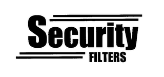 SECURITY FILTERS trademark
