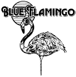 BLUE FLAMINGO