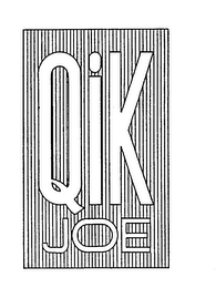 QIK JOE trademark