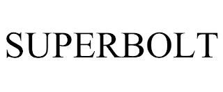 SUPERBOLT trademark