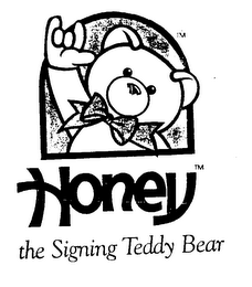 HONEY THE SIGNING TEDDY BEAR