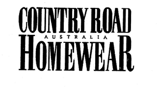 COUNTRY ROAD AUSTRALIA HOMEWEAR