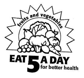 5 A DAY-FOR BETTER HEALTH FRUITS & VEGETABLES