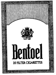 BENTOEL 20 FILTER CIGARETTES