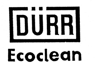 DURR ECOCLEAN