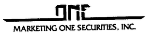 ONE MARKETING ONE SECURITIES, INC.