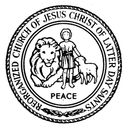 REORGANIZED CHURCH OF JESUS CHRIST OF LATTER DAY SAINTS PEACE