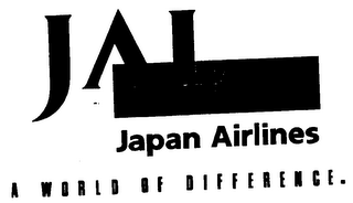 JAL JAPAN AIR LINES A WORLD OF DIFFERENC