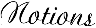 NOTIONS