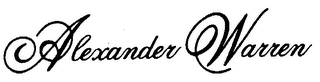 ALEXANDER WARREN