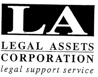 LA LEGAL ASSETS CORPORATION LEGAL SUPPORT SERVICE