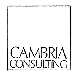 CAMBRIA CONSULTING