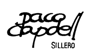 PACO CAPDELL SILLERO