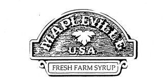 MAPLEVILLE USA FRESH FARM SYRUP