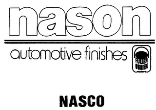 NASON AUTOMOTIVE FINISHES FULLER OBRIEN PAINTS NASCO