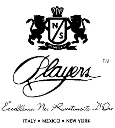 NS MCMLXXXI PLAYERS ECCELLENZA NEI RIVESTIMENTI D'ORO