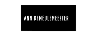 ANN DEMEULEMEESTER