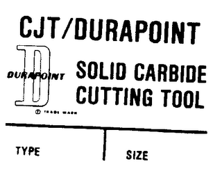 CJT/DURAPOINT SOLID CARBIDE CUTTING TOOL