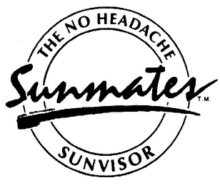 SUNMATES THE NO HEADACHE SUNVISOR