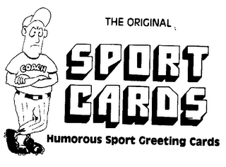 THE ORIGINAL SPORT CARDS HUMOROUS SPORT GREETING CARDS