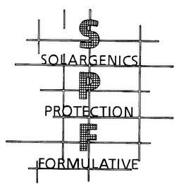 SPF SOLARGENICS PROTECTION FORMULATIVE