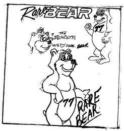 77 RARE BEAR THE BEARETTS WE RARE BEAR