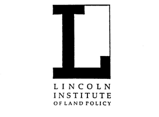 L LINCOLN INSTITUTE OF LAND POLICY