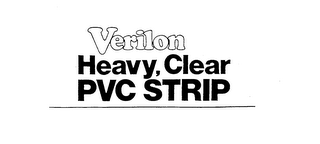 VERILON HEAVY, CLEAR PVC STRIP