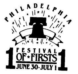 PHILADELPHIA FESTIVAL OF FIRSTS 1 JUNE 3