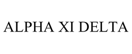 ALPHA XI DELTA