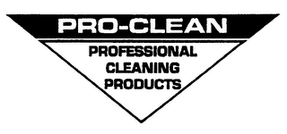 PRO-CLEAN PROFESSIONAL CLEANING PRODUCTS