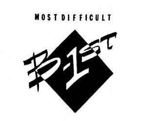 MOST DIFFICULT B-1ST