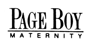 PAGE BOY MATERNITY