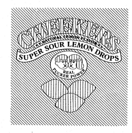 CHEEKERS NATURAL LEMON FLAVOR SUPER SOUR LEMON DROPS REAL PUCKER POWER