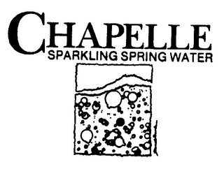CHAPELLE SPARKLING SPRING WATER