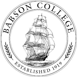 BABSON COLLEGE ESTABLISHED 1919