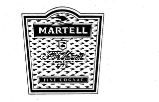 MARTELL J.F. MARTELL FONDEE EN 1715 FINE COGNAC