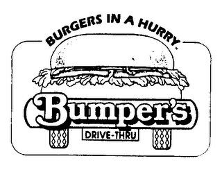 BURGERS IN A HURRY BUMPER'S DRIVE-THRU