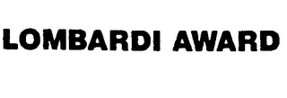 LOMBARDI AWARD