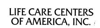 LIFE CARE CENTERS OF AMERICA, INC.