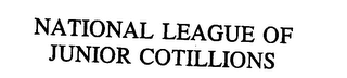 NATIONAL LEAGUE OF JUNIOR COTILLIONS