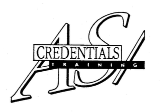 AS/CREDENTIALS TRAINING