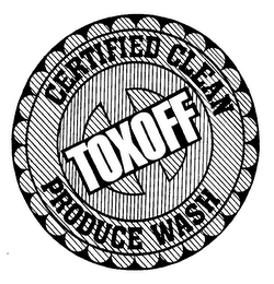 TOXOFF CERTIFIED CLEAN PRODUCE WASH