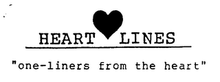 HEART LINES ONE LINERS FROM THE HEART